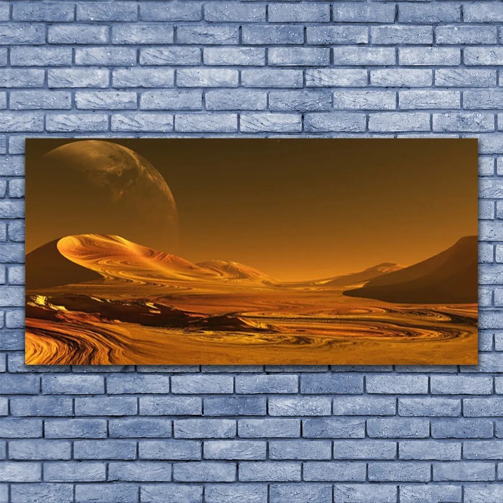 Obraz canvas na ścianę Gwieździste Niebo nad Pustynią