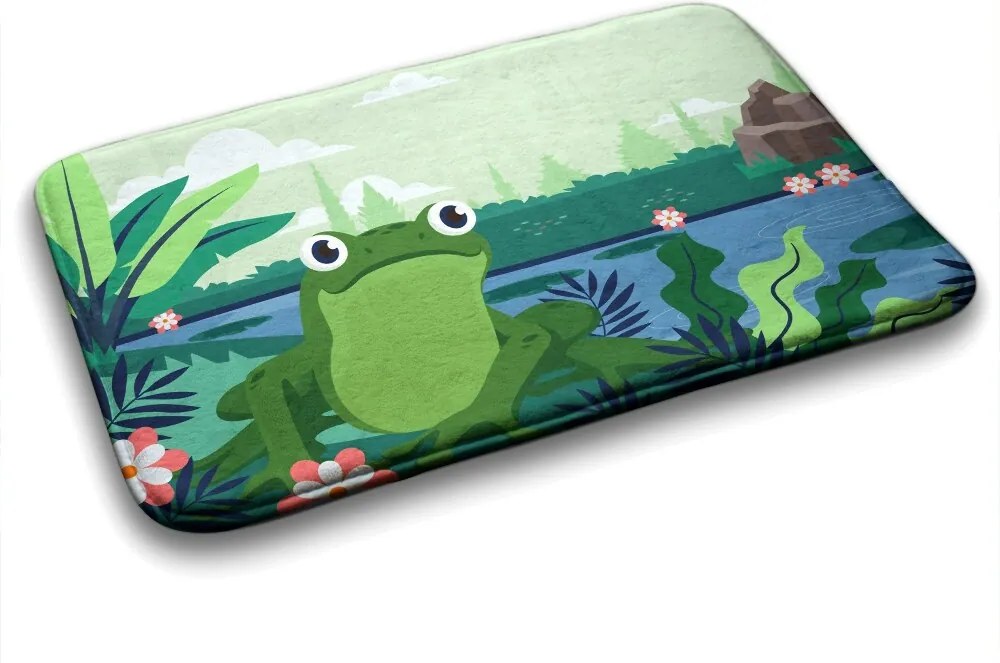 Dywanik do łazienki Dywanik do łazienki Żaba
