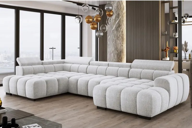 Narożnik BULL XL Lewostronny z elektryczną funkcją regulacji tkanina Eden 17 WERSAL