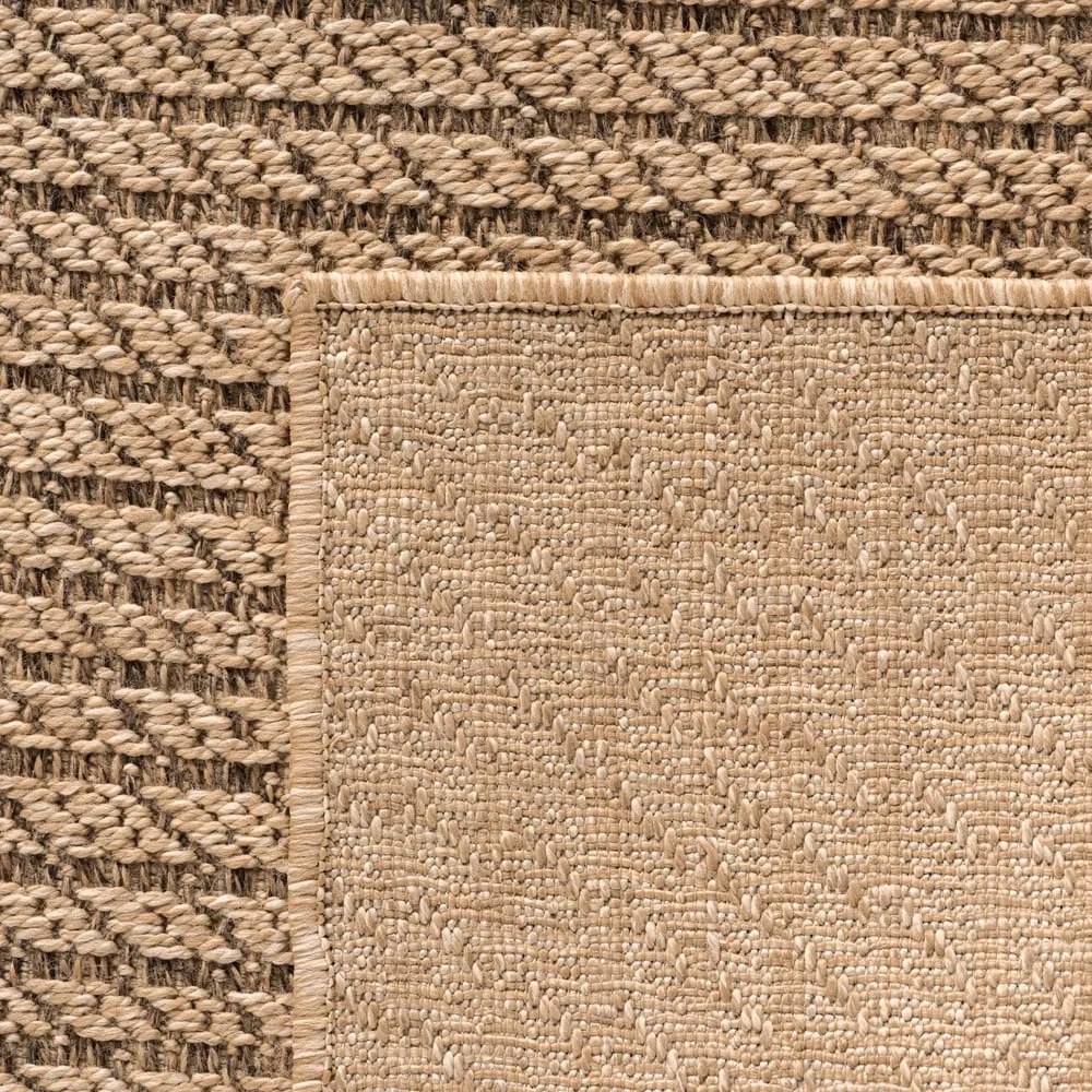 Brązowy dywan odpowiedni na zewnątrz 80x150 cm Timber 1404 – Ayyildiz Carpets