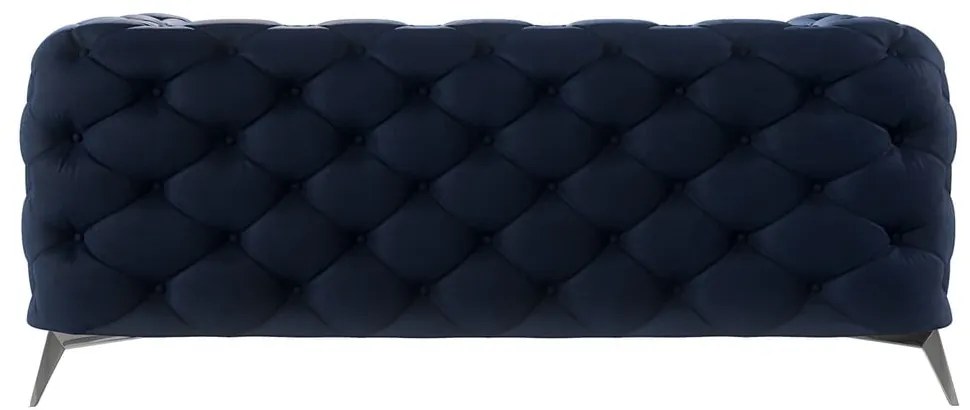 Ciemnoniebieska aksamitna sofa 185 cm Chelsea – Ropez