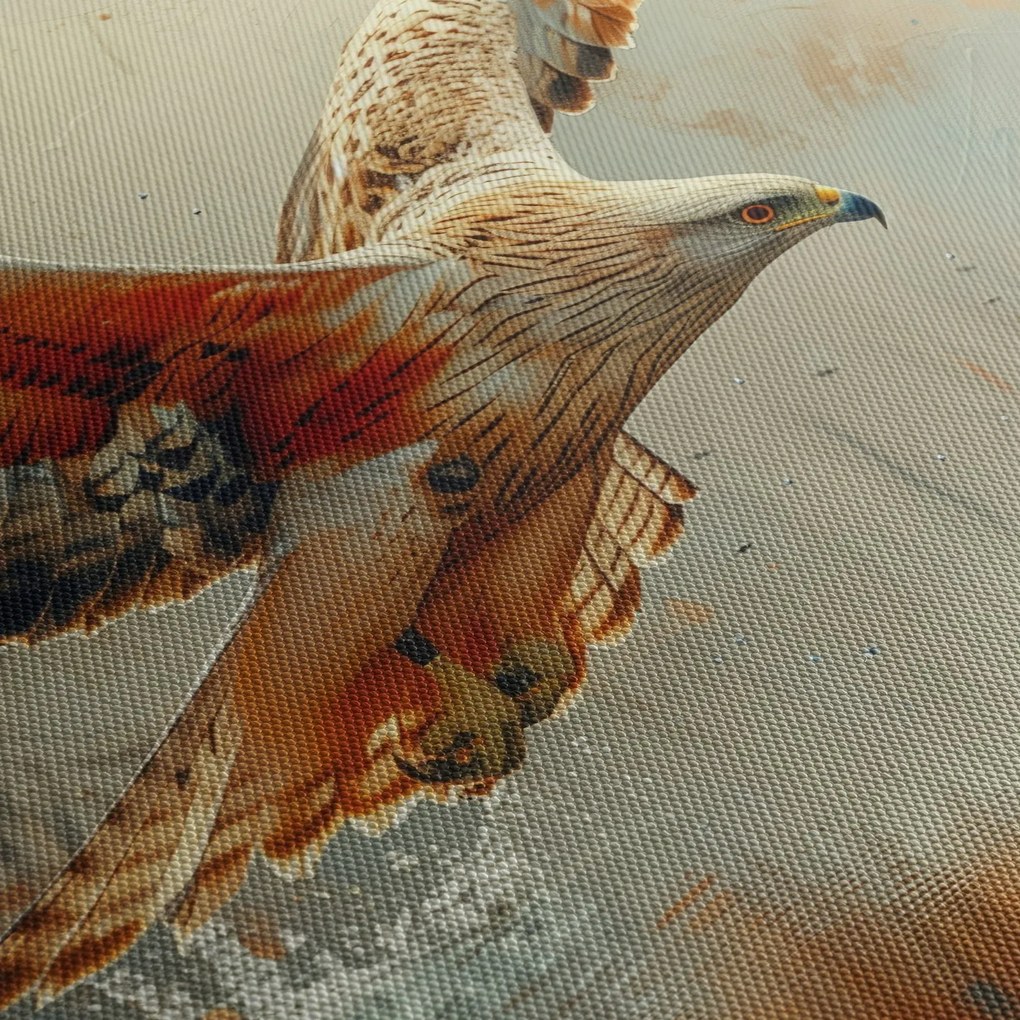 Obraz - Ptak drapieżny (125x70 cm)