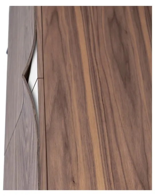 Brązowa komoda w dekorze drewna orzecha Woodman Flop, 65x120 cm