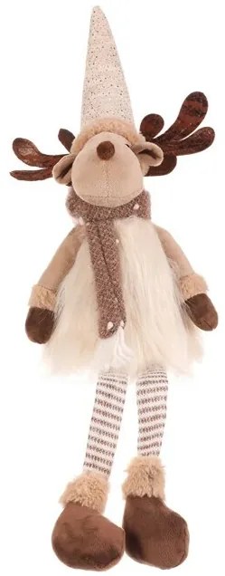 Ozdoby świąteczne Wiszące nogi, wys. 54 cm,beżowo-brązowe