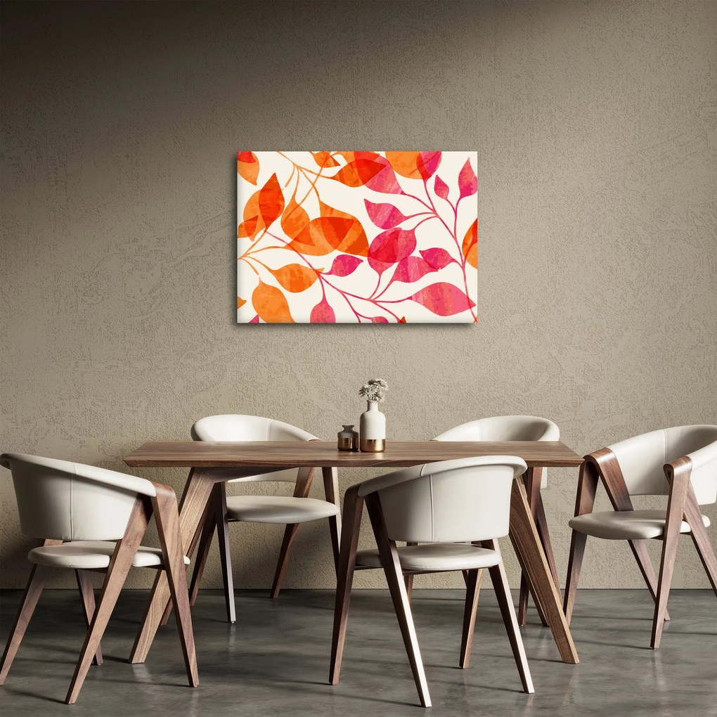 Obraz - Liście pomarańczy (70x50 cm)
