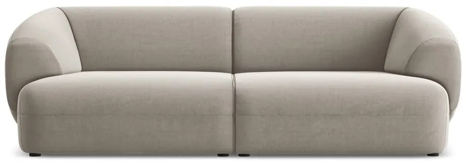 Beżowa aksamitna sofa 232 cm Moana – Makamii