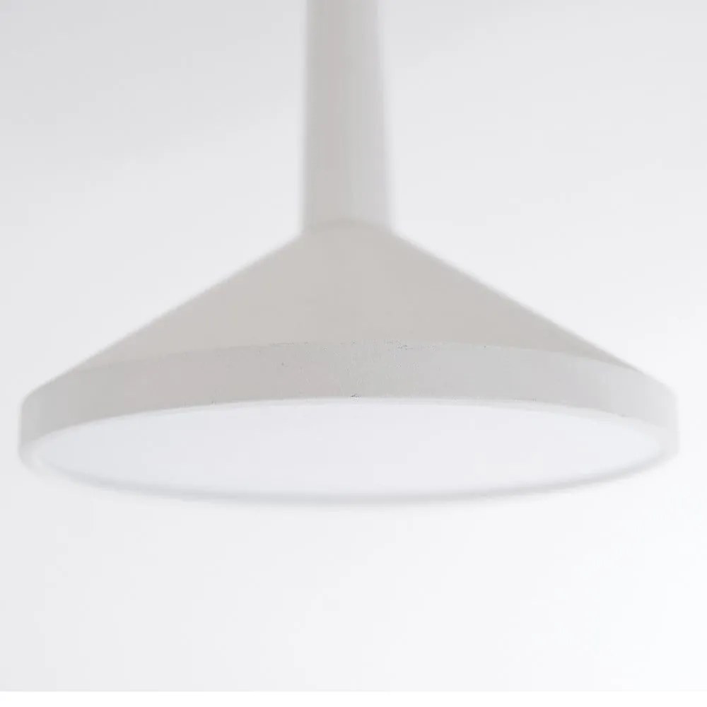 Biała lampa wisząca SULION Rita, wys. 100 cm