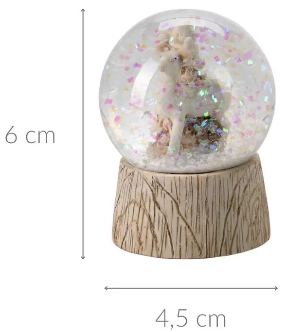 Kula śnieżna ze zwierzątkiem, Ø 4,5 cm
