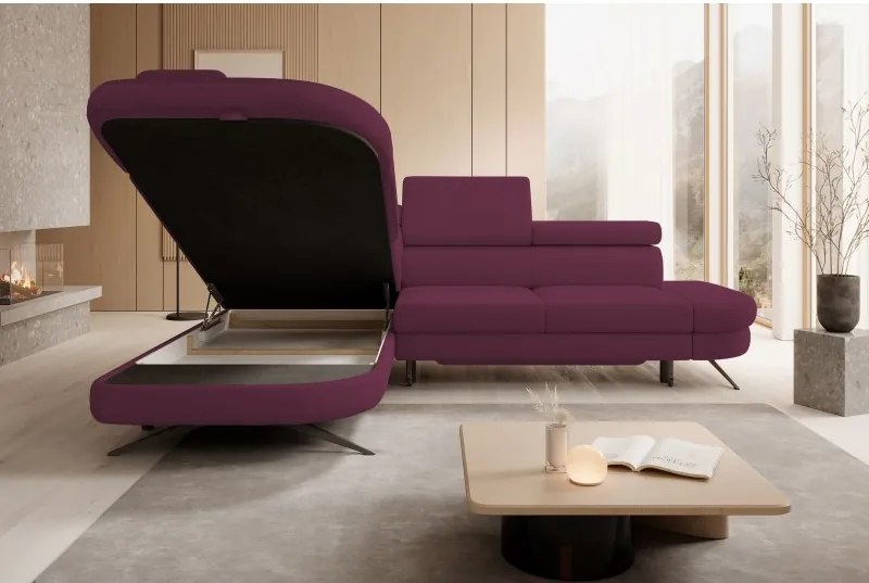 Narożnik OTIS L Lewostronny Regulowane Zagłówki WERSAL