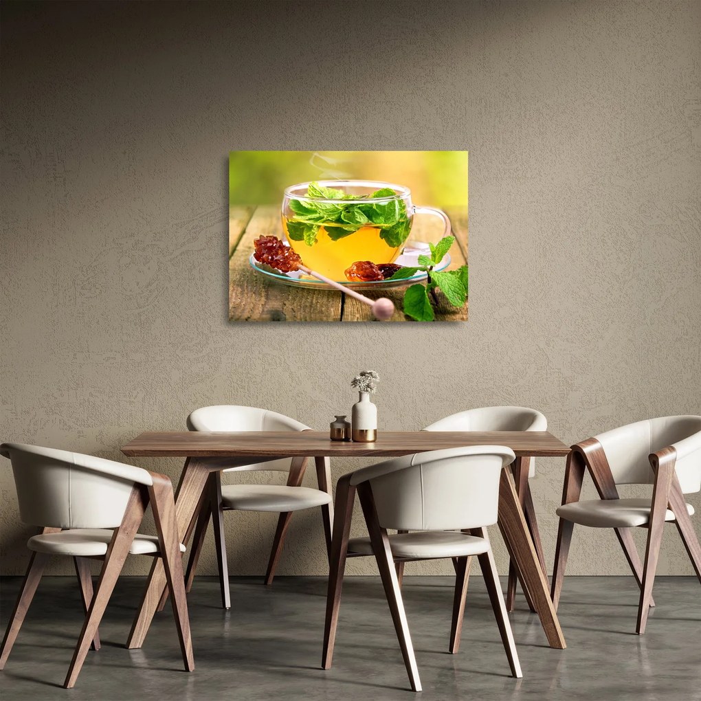 Obraz na szkle - Herbata (70x50 cm)