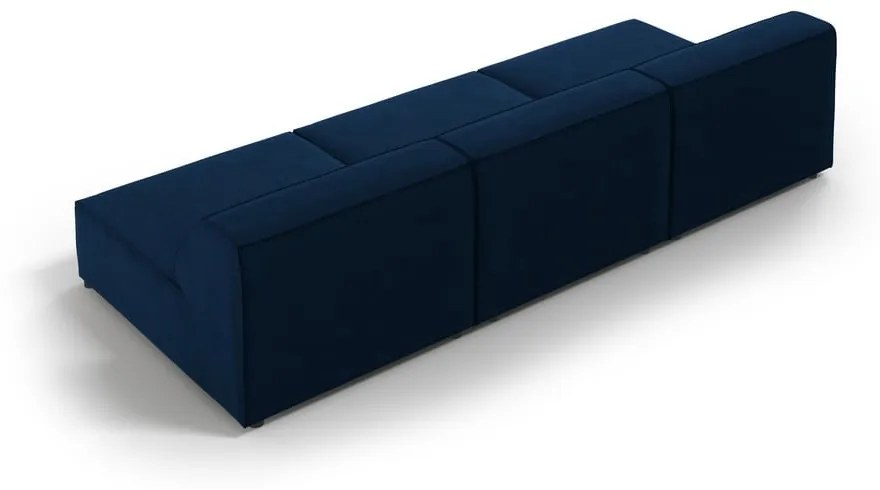 Ciemnoniebieska aksamitna sofa 240 cm Jodie – Micadoni Home