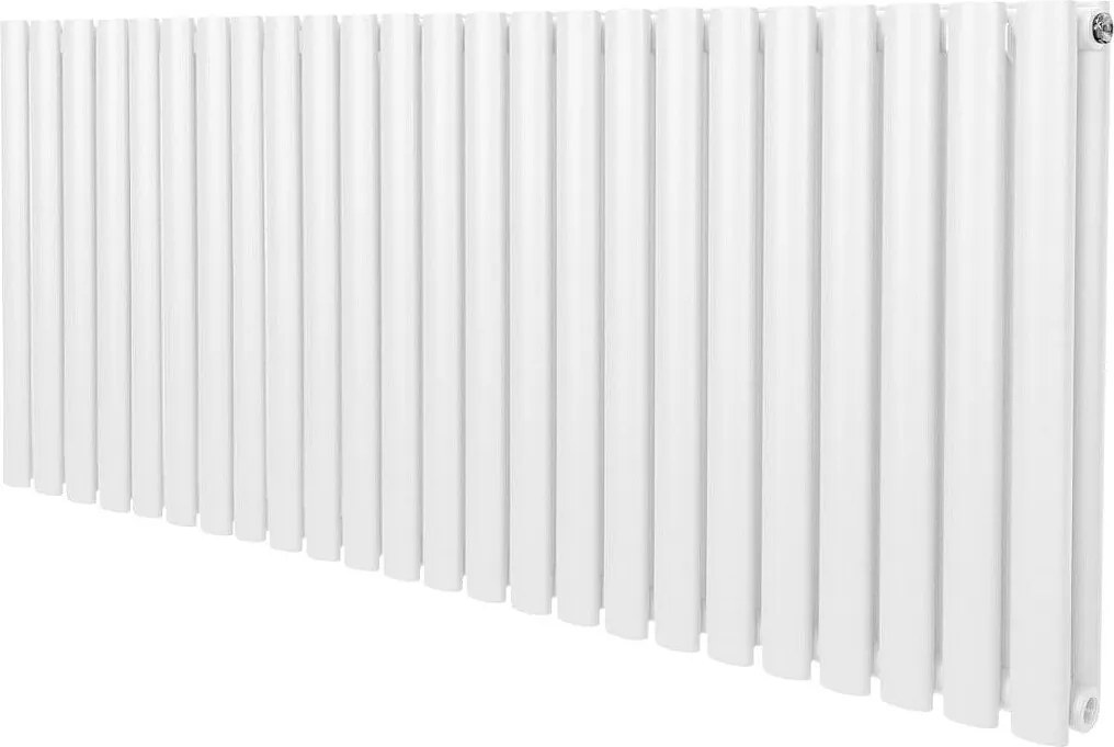 Grzejnik kolumnowy owalny – 600 mm x 1440 mm – biały
