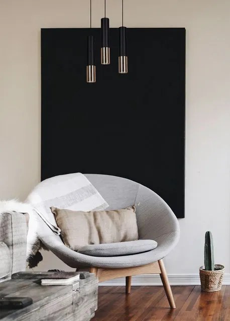 Czarna lampa wisząca sople - S862 H7-P84