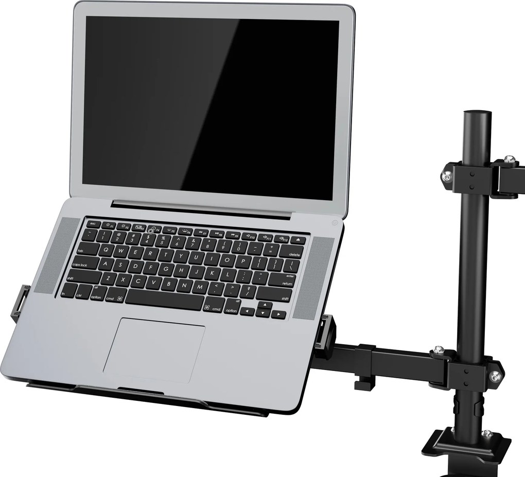 Uchwyt na monitor i laptop 2 w 1 czarny: MARK
