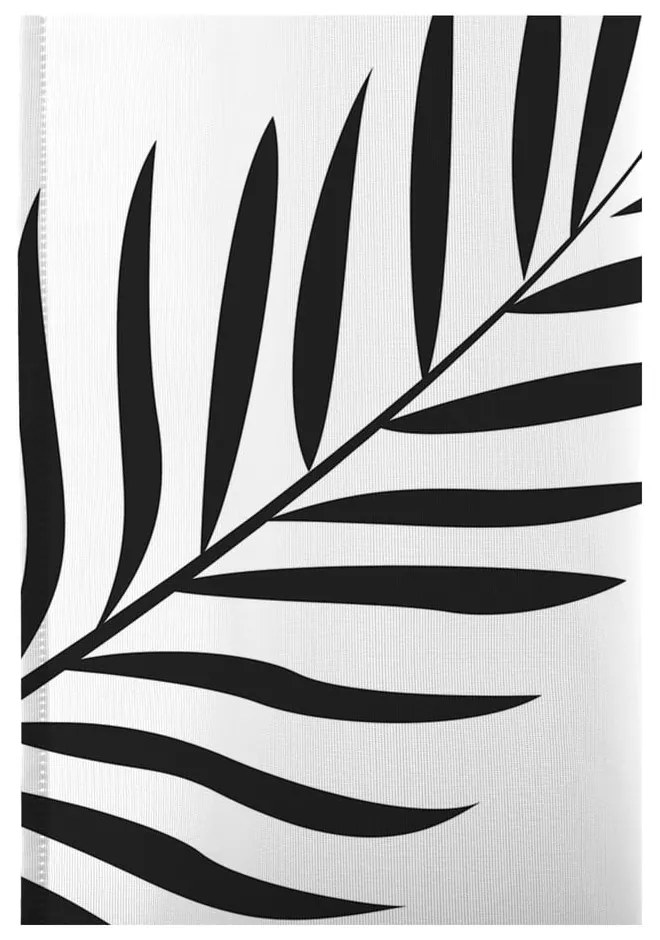 Biała zasłona 140x300 cm Foliage – Blanc