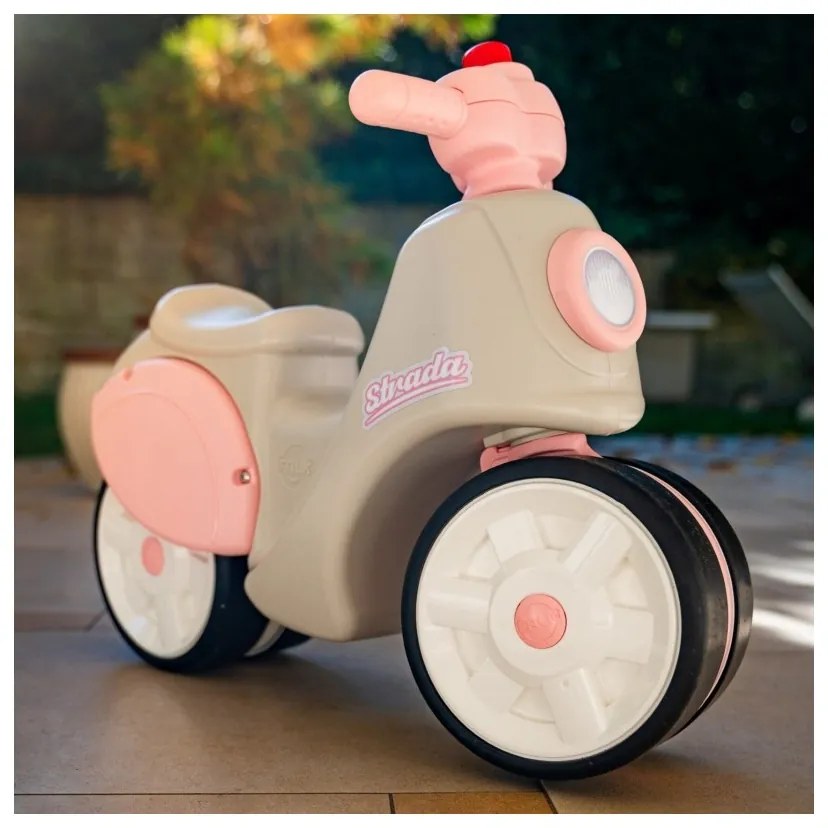 Falk jeździk scooter strada retro dla dziewczynki ciche opony od 1 roku