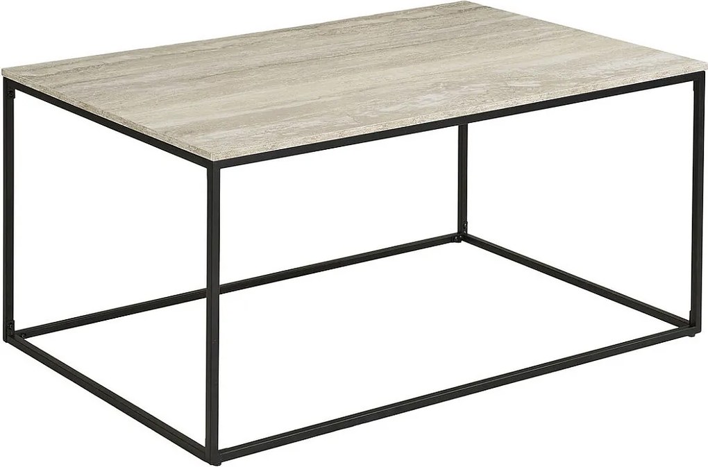 Stolik Kawowy Życie, Beżowy, 60x90x45 cm, Kendra Home