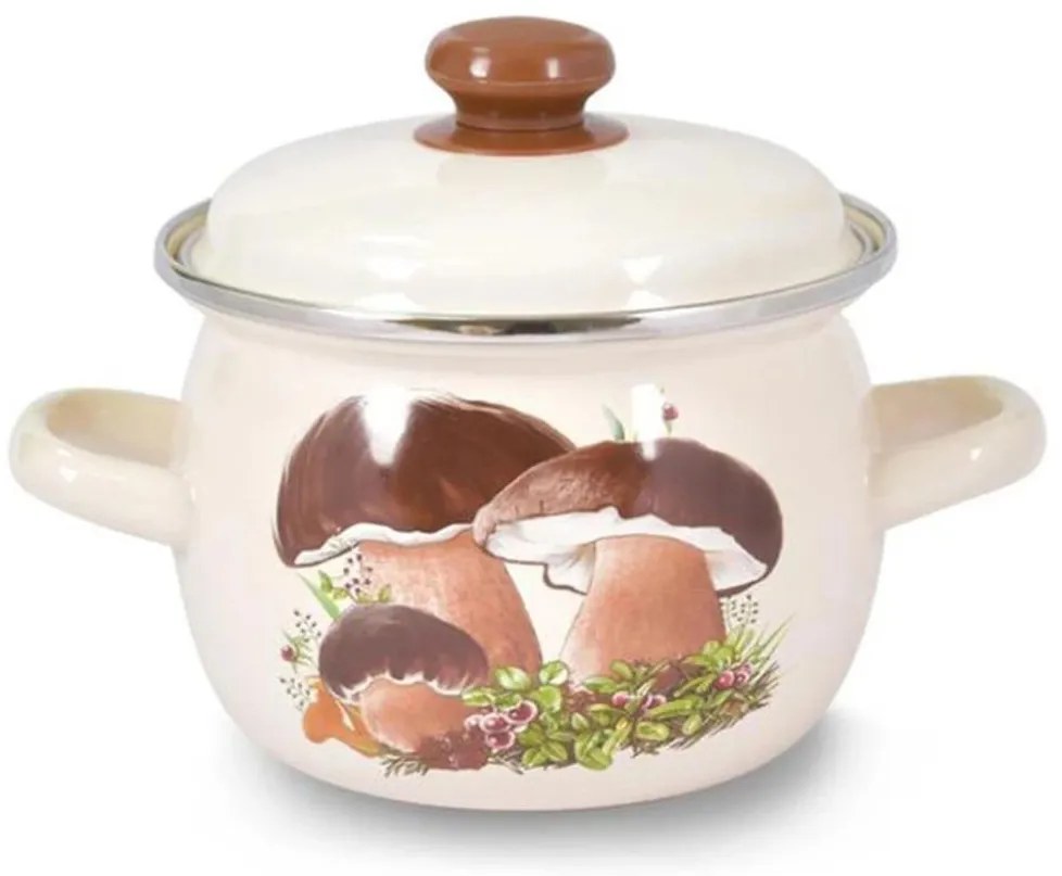 Garnek z pokrywką TORO 5 l grzyby