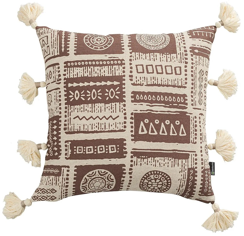 Poszewka na poduszkę Tassel Nomad Tribal 45x45 cm