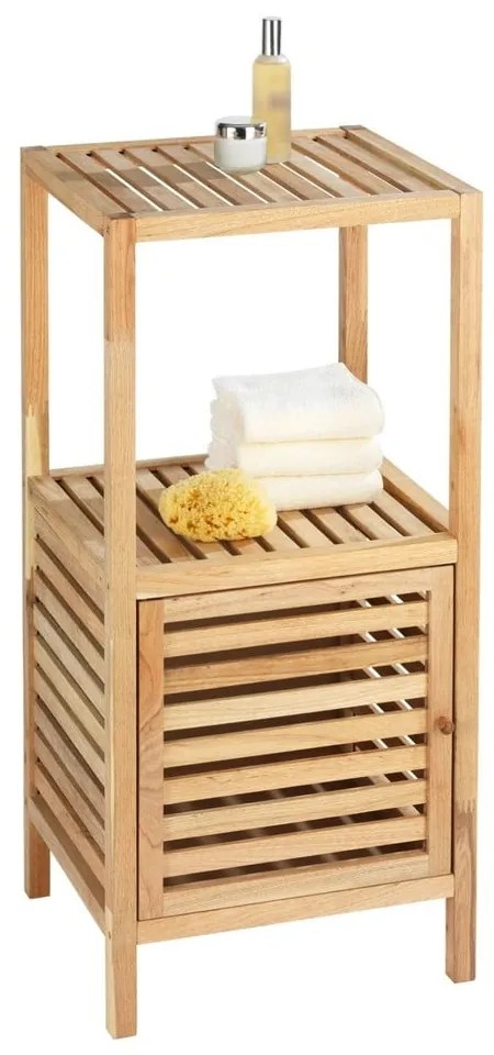 Niska szafka łazienkowa z litego drewna orzechowego 40x86 cm Norway – Wenko