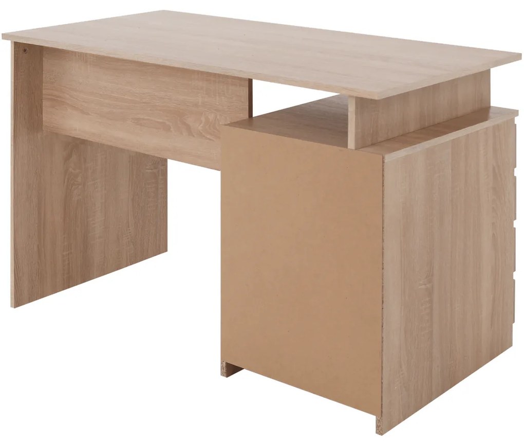 Biurko HANY NEW, dąb sonoma