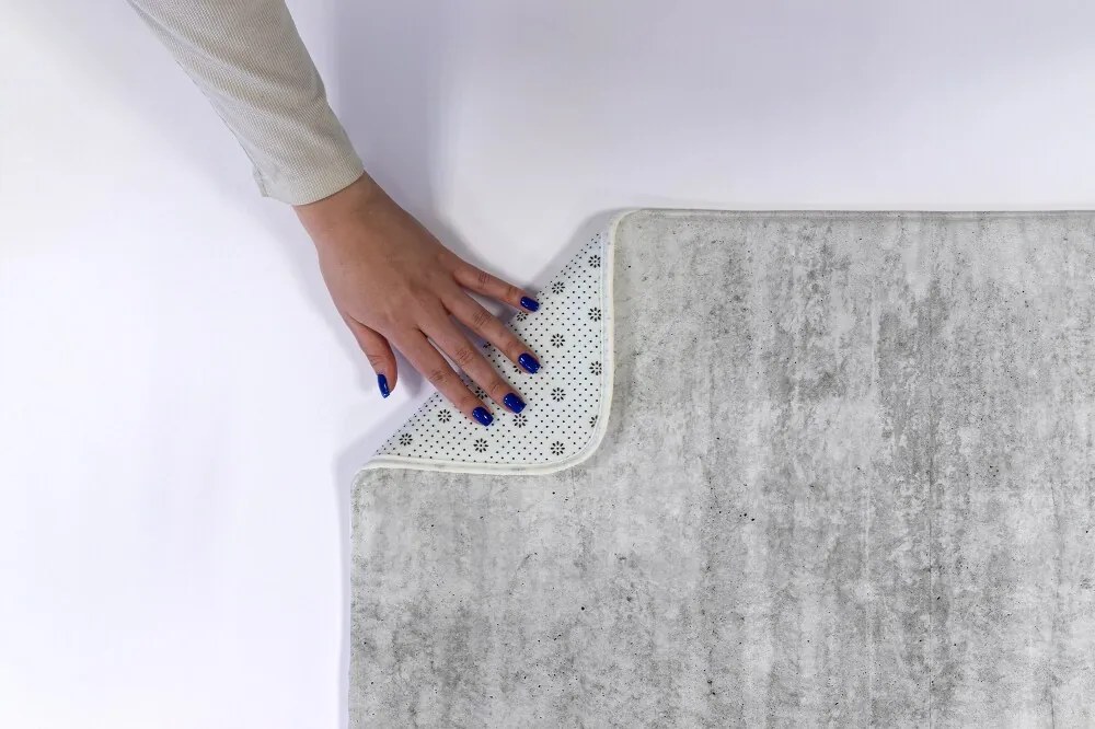 Dywanik do łazienki Dywanik do łazienki Szara ściana