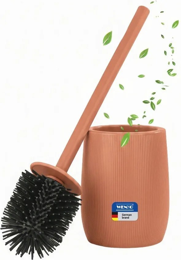 Brązowa szczotka do WC ceramiczna Fablo – Wenko