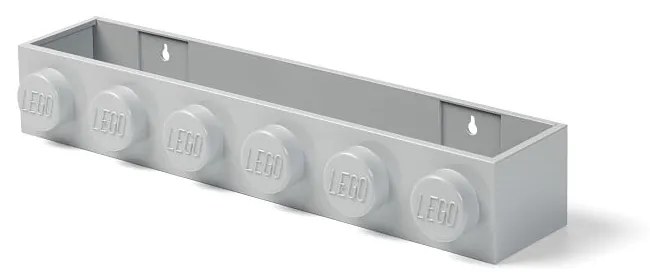 Dziecięca szara półka ścienna LEGO® Sleek