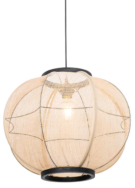 Orientalna lampa wisząca brązowa 48 cm - RobKolonialny Oswietlenie wewnetrzne