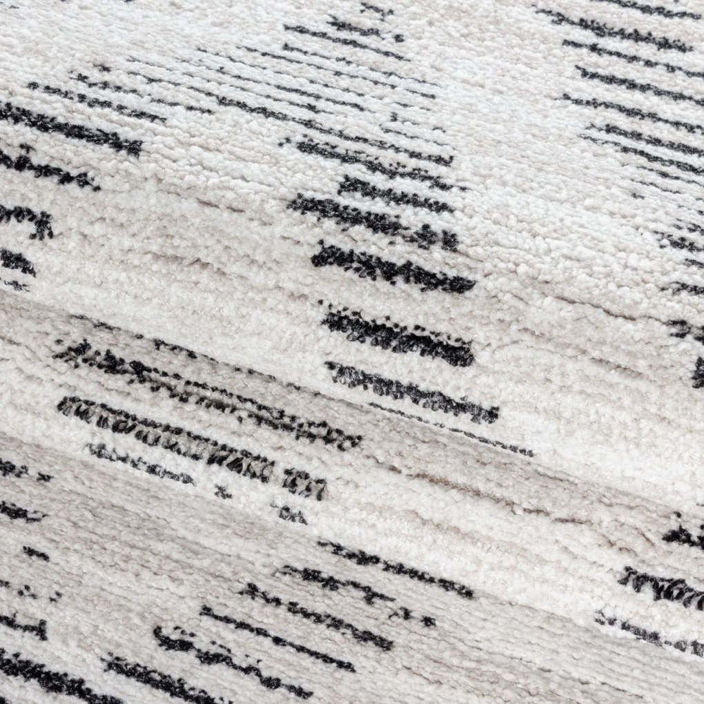 Dywan poliestrowy Berber skandynawski kremowy 240 cm x 340 cm