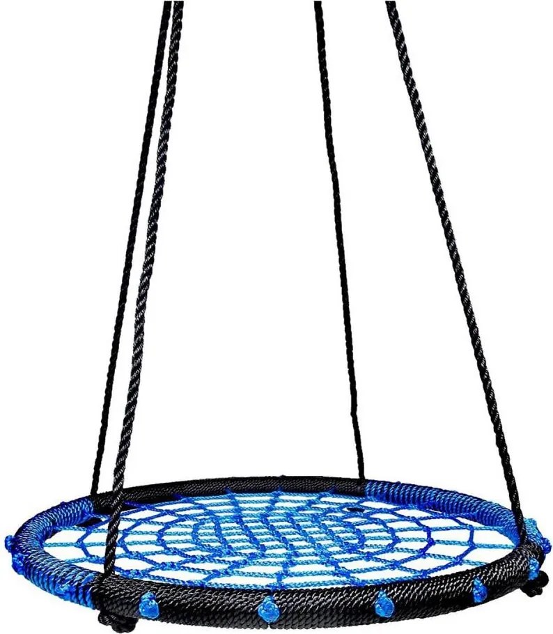 Huśtawka śr. 80 cm czarna/niebieska