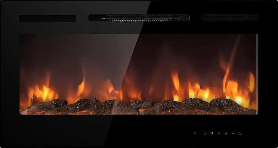 Kominek elektryczny CHICAGO, wbudowany w ścianę, dł. 101,6 x gł. 14 x wys. 54,6