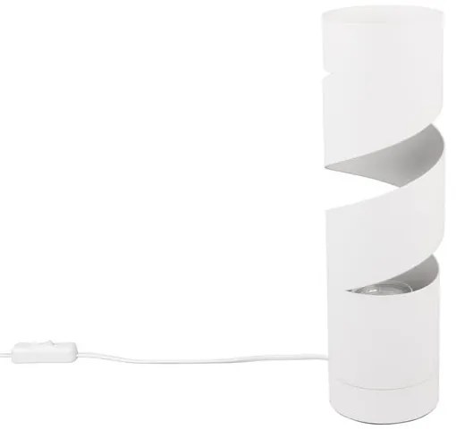 Biała lampa stołowa (wysokość 35 cm) Stream – Trio