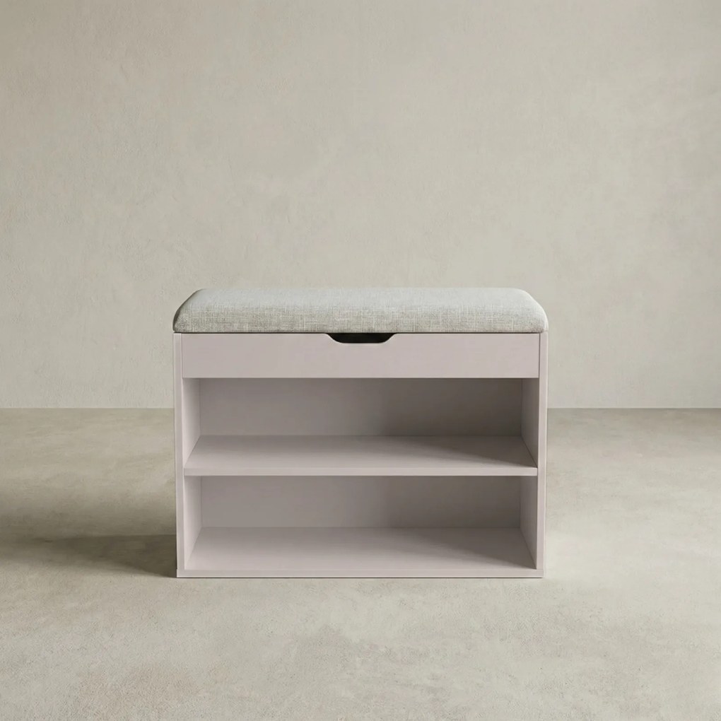 Szafka na buty z siedziskiem LEVA, 60 x 30 x 47 cm