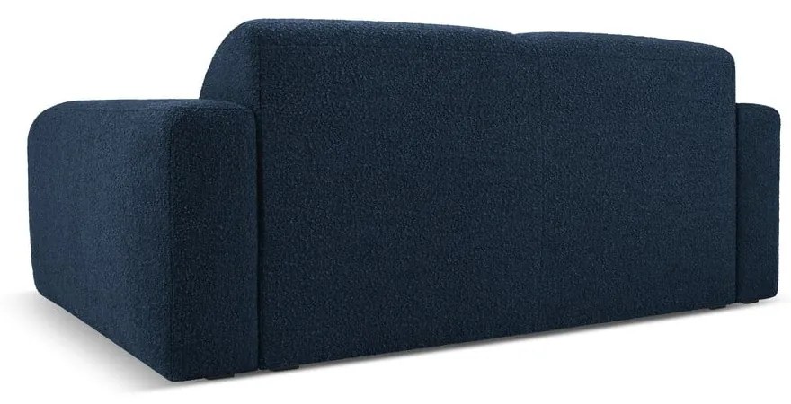 Ciemnoniebieska sofa z materiału bouclé 170 cm Molino – Micadoni Home