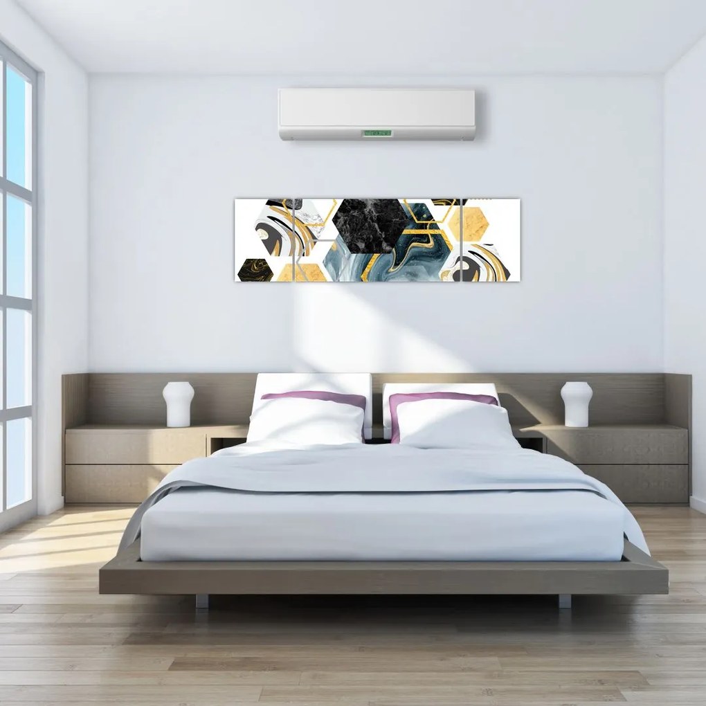 Obraz - Wielokąty (170x50 cm)