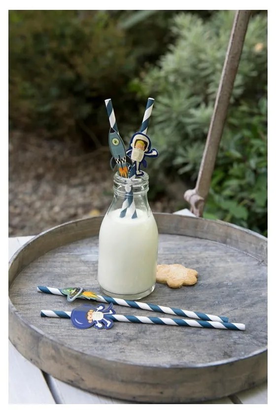 Zestaw 4 słomek Rex London Space Adventures