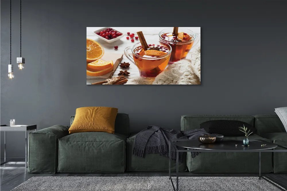 Obraz na płótnie Zimowa Herbata w Kubku