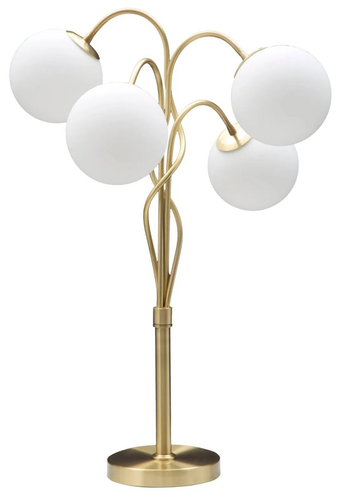 Lampa biurkowa z 4 kulami GLAMY, wys. 74 cm