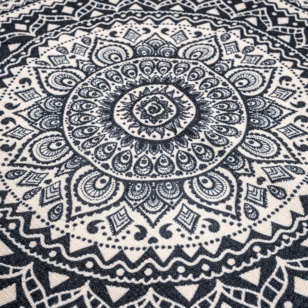 Dywan Mandala beżowy, 82 cm