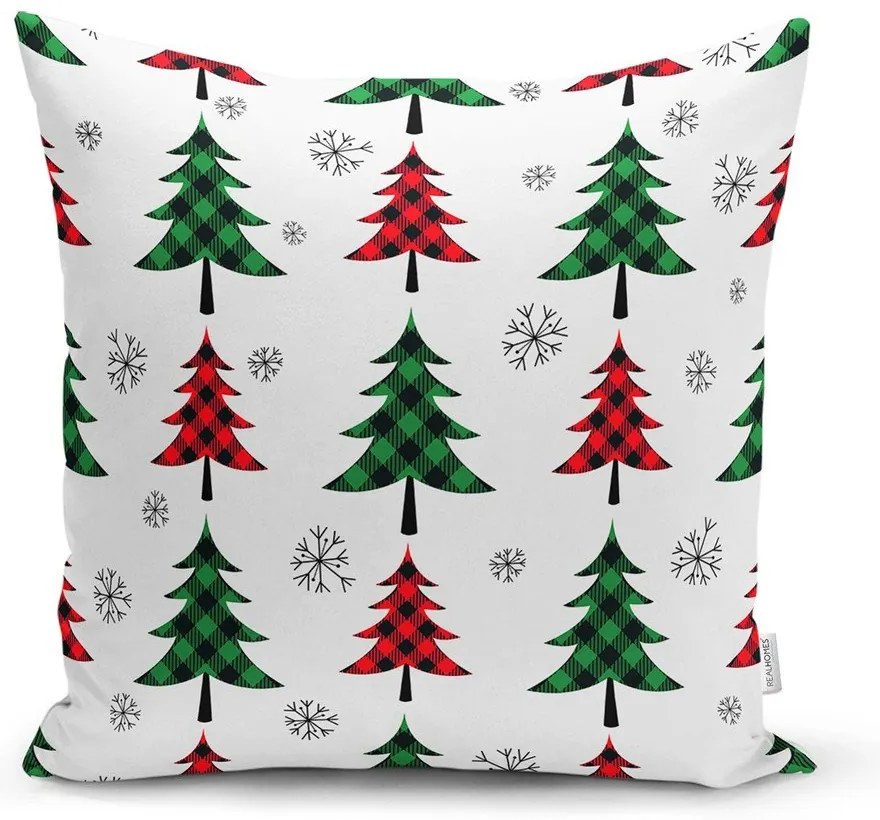 Poszewka na poduszkę ze świątecznym motywem 43x43 cm Tartan – Mila Home