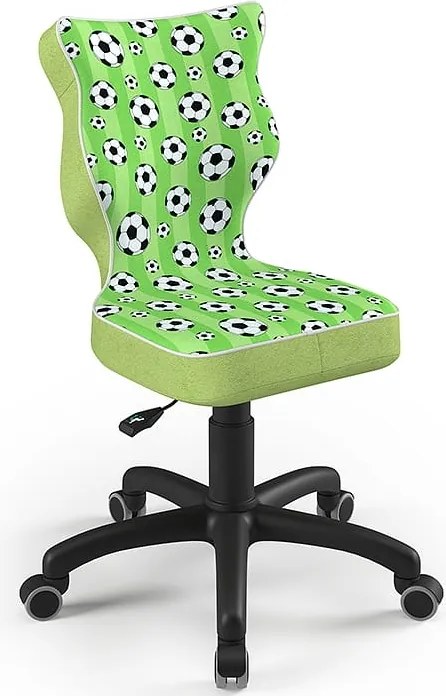 Krzesło z motywem dziecięcym Petit Black rozmiar 3 (119-142 cm)
