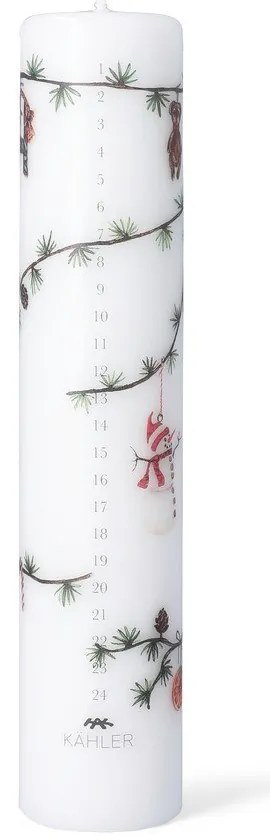 Świeca ze świątecznym motywem czas palenia 56 h Hammershøi Christmas 2025 – Kähler Design