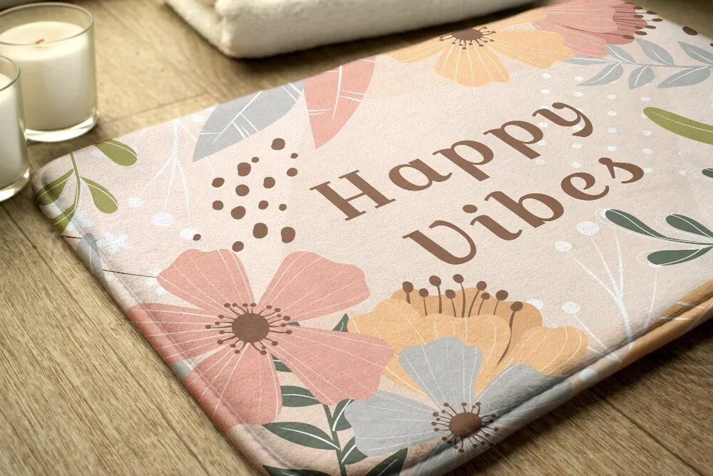 Dywanik łazienkowy Dywanik łazienkowy Wzór kwiatowy