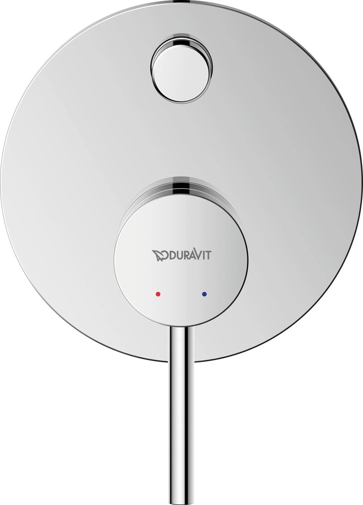 Duravit Circle jednouchwytowa bateria podtynkowa Chrom - 2 ujścia wody