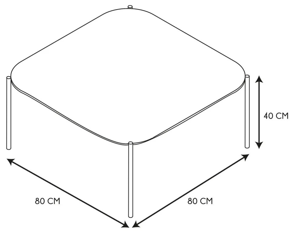PROMOCJA Stolik kawowy z blatem w dekorze kasztan MERRO II. klasa jakości.