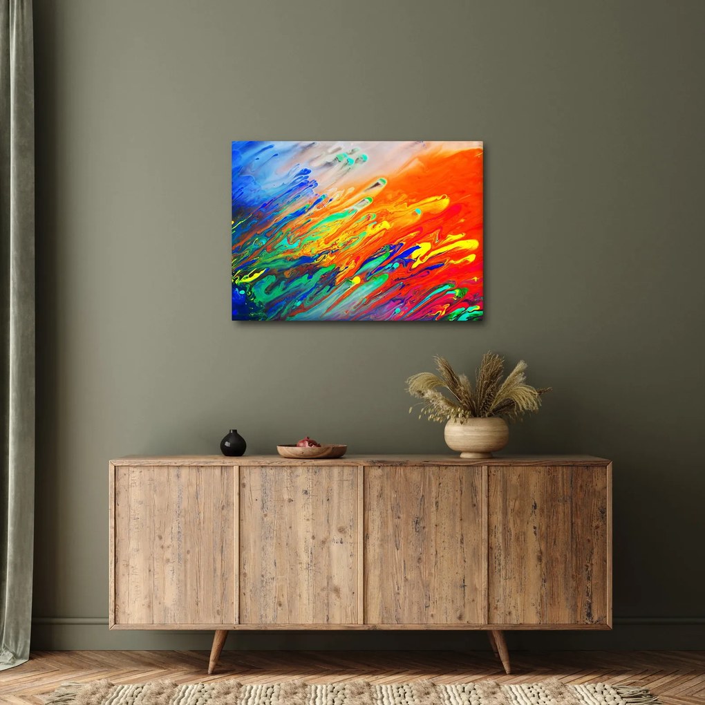 Obraz - Kolorowa abstrakcja (70x50 cm)
