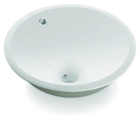 Bathco 0052 - Umywalka wpuszczana CERDENA śr. 38 cm porcelana/biała