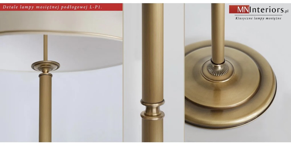 Lampa podłogowa z abażurem L-P1