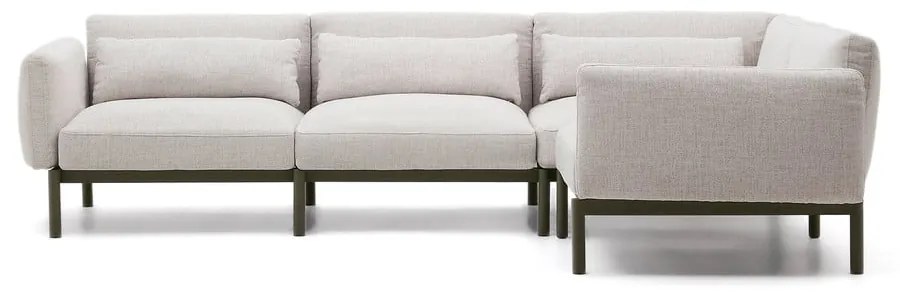 Jasnoszara modułowa sofa ogrodowa 292 cm Sorells – Kave Home